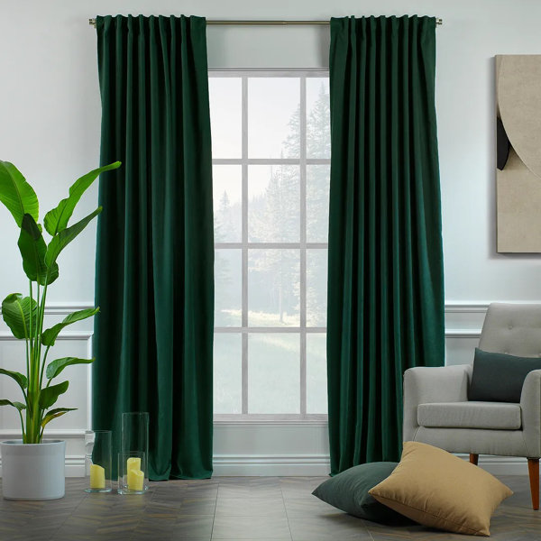 Forest green deals curtains